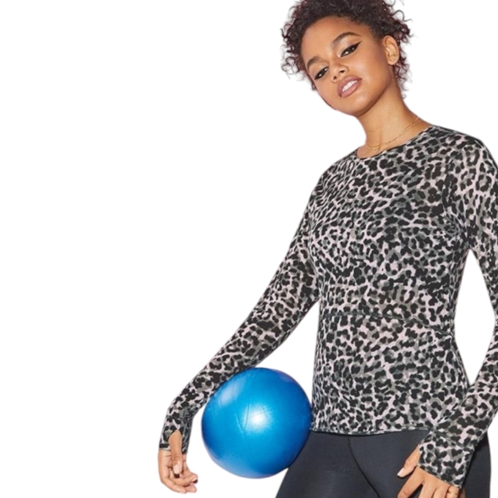 Lightweight Animal Print Top